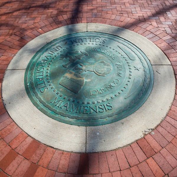 Miami Seal in center of the hub -- don't step on it.